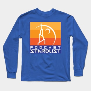 Podcast Stardust Sunset Gradient Logo Long Sleeve T-Shirt